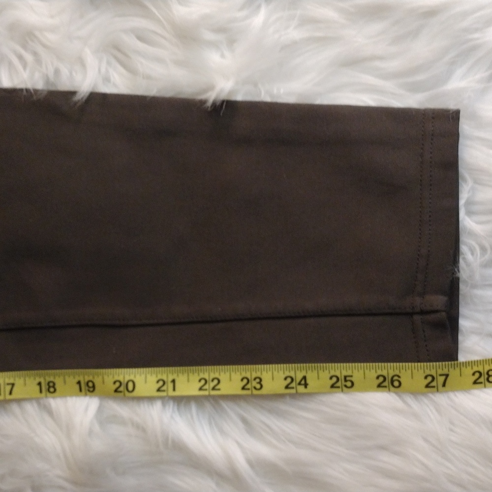 Liverpool Sienna pull-on leggings 10/30 dark olive - Picture 4 of 12